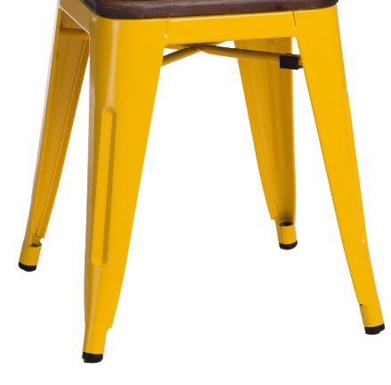 Podstavec stoličky Niort Wood žlutý