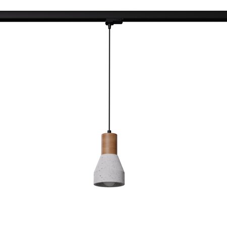 QUBIC závěsná lampa šedá E27 4000K 7,5W 690lm #B