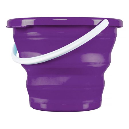 Skládací kbelík 10 l fialový