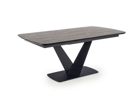 Skládací stůl Vinstron, šedý/černý