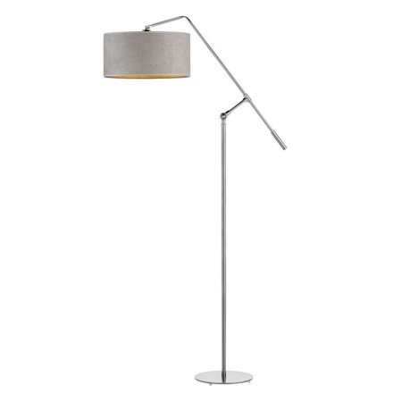 Stojací lampa LIBERIA GOLD stříbrnošedá