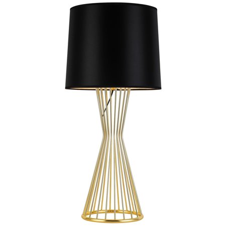 Stolní lampa FILO TABLE černá a zlatá85 cm