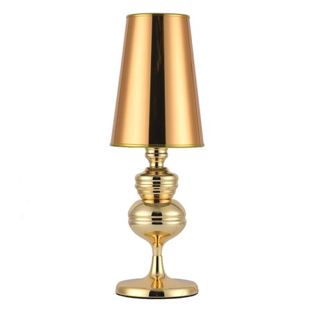 Stolní lampa QUEEN zlatá 18 cm