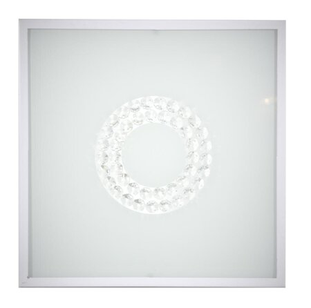 Stropní svítidlo Lux 29x29 16W LED 6500K bílá malý kroužek