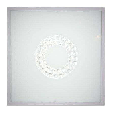 Stropní svítidlo Lux 29x29 16W LED 6500K saténový malý kroužek