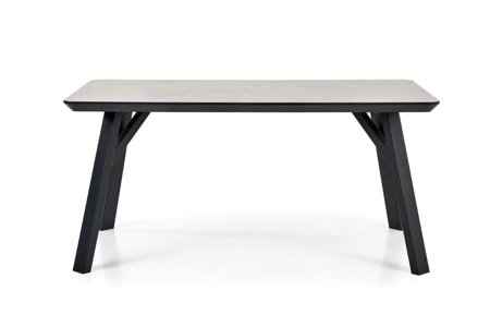 Stůl Faxil světlý beton/černá