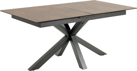 Stůl Heaven 168/210cm hnědý/černý
