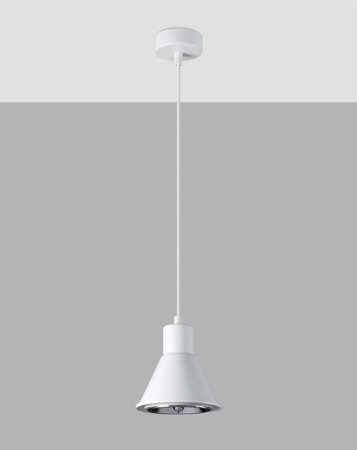 TAZILA 1 závěsná lampa bílá [ES111]