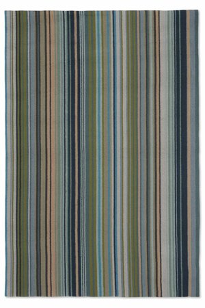 Venkovní koberec Spectro Stripes Emerald Marine Rust 140x200cm