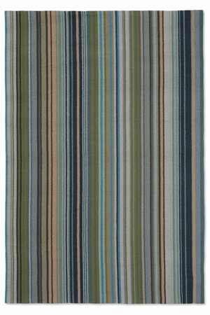 Venkovní koberec Spectro Stripes Emerald Marine Rust 160x230cm