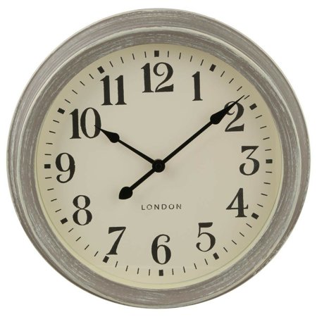 Vintage hodiny 35cm šedé