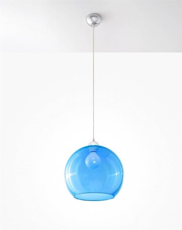 Závěsná lampa BALL modrá