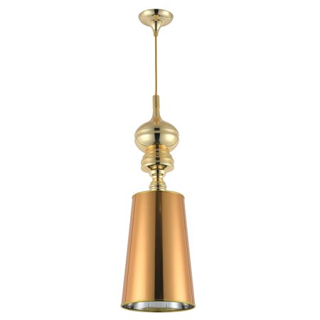 Závěsná lampa QUEEN zlatá 25 cm