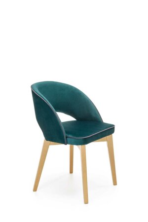 Židle Blanche dub/zelená Monolit 37