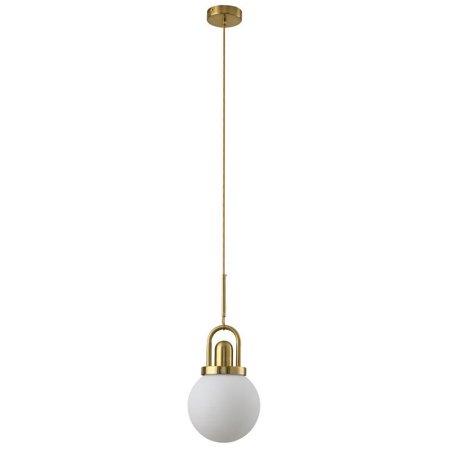 Zlatá závěsná lampa PEARL 20 cm