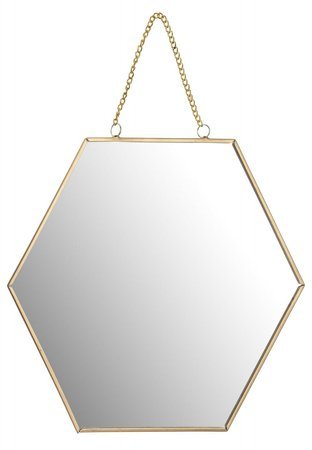 Zrcadlo Hexa Gold L