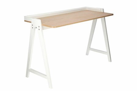 psací stůl Malmo natural/ bílý