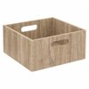 Box / Krabice do regálu 31x15cm dřevo přírodní