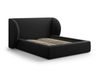 Miley II Black Velvet postel 160x200