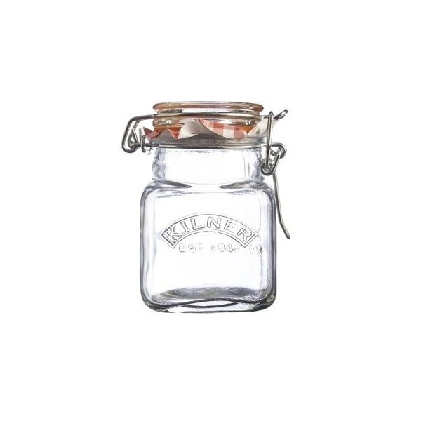 Sklenice 0,07l, Square Clip Top Jar KILNER