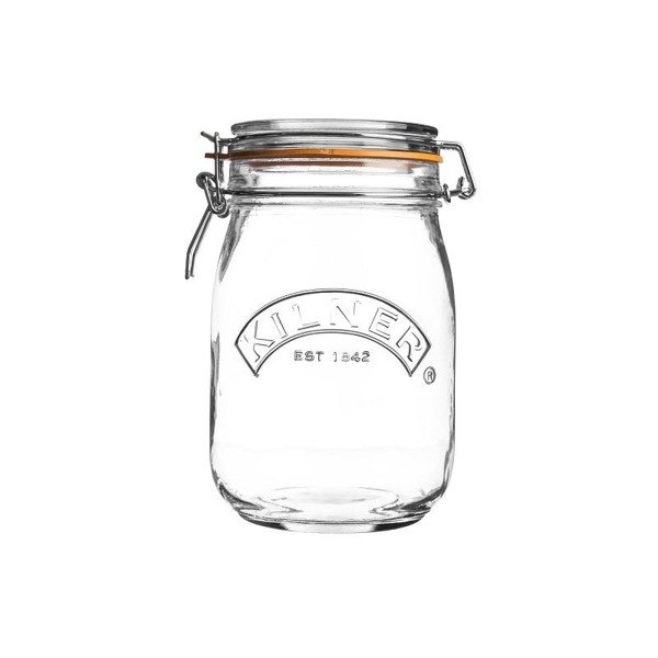 Sklenice 1l, Round Clip Top Jar KILNER