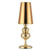 Stolní lampa QUEEN zlatá 18 cm