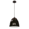 Závěsná lampa Patch 29 1x60W E27 černá + chrom dekor