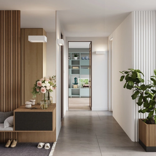 Nástěnné svítidlo RIGATA bílé moderní keramické do obývacího pokoje a ložnice