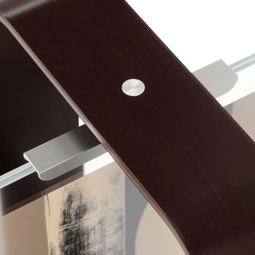 Dřevěný oboustranný fotorámeček 10x15 Bellwood ořech stojací Umbra