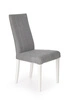 Čalouněná židle Arizona šedá s dřevěnými nohami do jídelny a obývacího pokoje Intesi