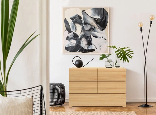 Dřevěná komoda se zásuvkami Vestre 120 cm skandinávský styl do obýváku a ložnice SKANDICA