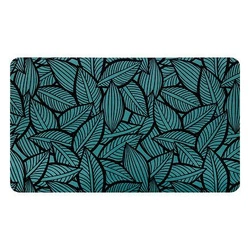 Diatomitová podložka 45x75 cm tmavě zelené listy