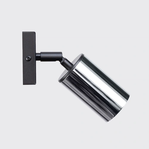 Moderní nástěnné svítidlo WINX černý chrom, nastavitelné kovové do obýváku a ložnice SOLLUX