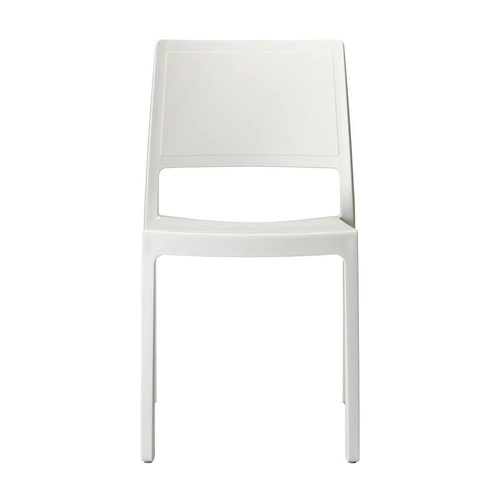 Zahradní židle Kate bílá z plastu SCAB Design stohovatelná snadné čištění