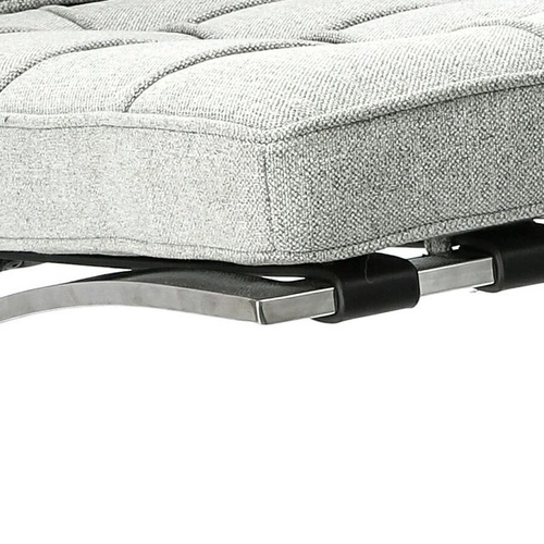 Křeslo BA1 světle šedá látka