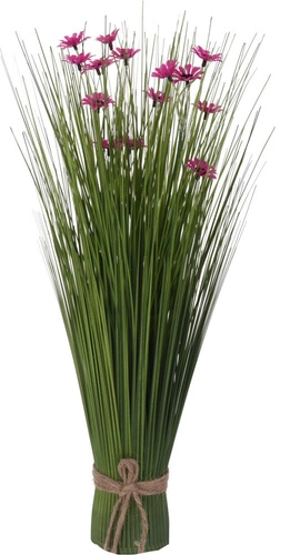 Umělé květiny v květináči pažitka růžová Intesi moderní do obýváku a kuchyně 52 cm