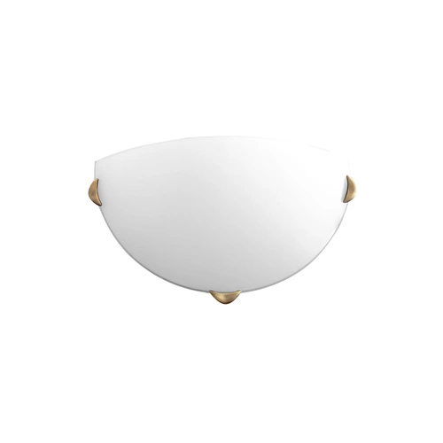 Stropní svítidlo Sara CANDELLUX skleněné bílo-zlaté 30 cm do obýváku nebo kuchyně