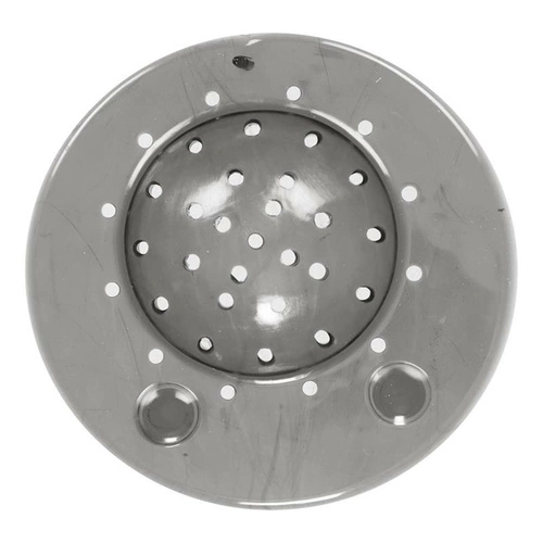 Silikonové sítko do dřezu Intesi šedé kulaté 12 cm moderní snadné čištění kuchyně koupelna