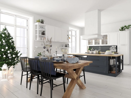 Dřevěná jídelní židle Riano Actona černá skandinávský styl do kuchyně