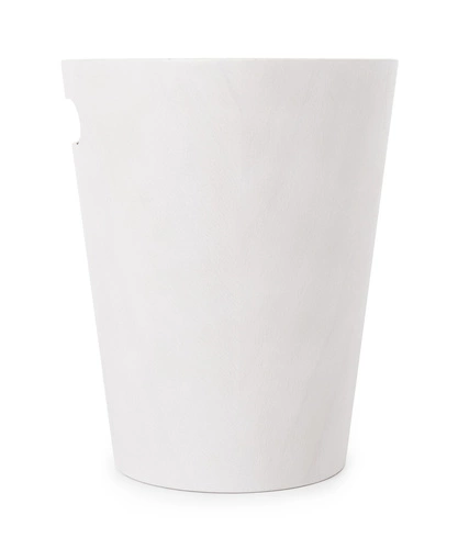 Dřevěný kancelářský odpadkový koš Umbra Woodrow bílý 7,5 l moderní design