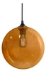 EDISON 25 závěsná lampa 1x60W E27 jantarová + žárovka