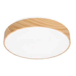 Stropní svítidlo FIGARO stropní svítidlo s efektem dřeva 24W LED 3000/4500/6000K 38cm dálkové ovládání