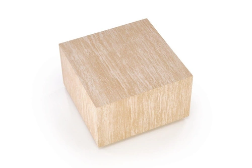 Konferenční stolek Travertino čtvercový 60x60 moderní do obýváku imitace travertinu Intesi