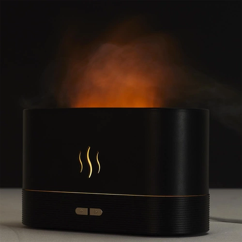 Elektrický aroma difuzér LED Intesi černý úsporný pro domácnost