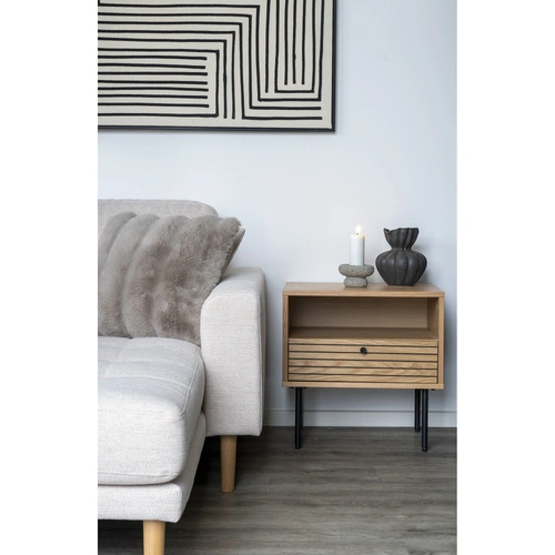 Dekorační polštář Galena šedý 45x45 House Nordic do obýváku a ložnice