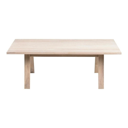 Dřevěný obdélníkový konferenční stolek A-Line Actona bělený moderní do obýváku 130x70 cm