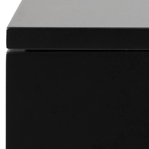 Závěsný noční stolek Avignon černý 37 cm, moderní styl, elegantní design, Actona