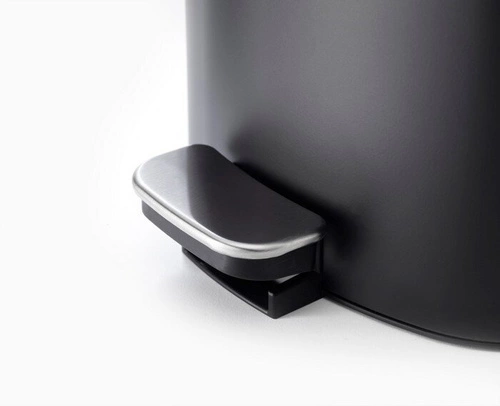 Joseph Joseph EasyStore odpadkový koš do koupelny 5l černý matný s pedálem oválný