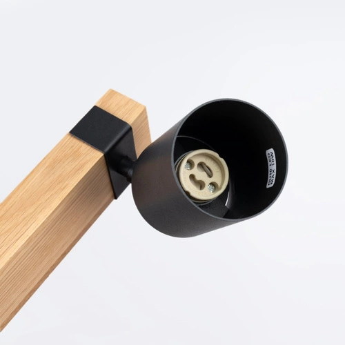 Stropní svítidlo FAGER 2 černé skandinávské nastavitelné do obývacího pokoje a ložnice LED GU10