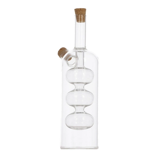 5five simply smart skleněná láhev na olej a ocet 2v1 s korkem 290 ml